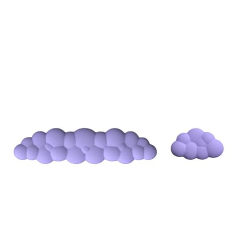 1. Ergonomische Memory-Foam-Tastatur-Handgelenkauflage mit Basis, bequeme Schreibtischunterlage für Computer, Laptop, Büro, Gaming, waschbar, Schreibtisch-Handgelenkkissen für Computer von AWJUWHBJ