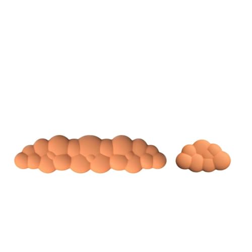1. Ergonomische Memory-Foam-Tastatur-Handgelenkauflage mit Basis, bequeme Schreibtischunterlage für Computer, Laptop, Büro, Gaming, waschbar, Schreibtisch-Handgelenkkissen für Computer von AWJUWHBJ