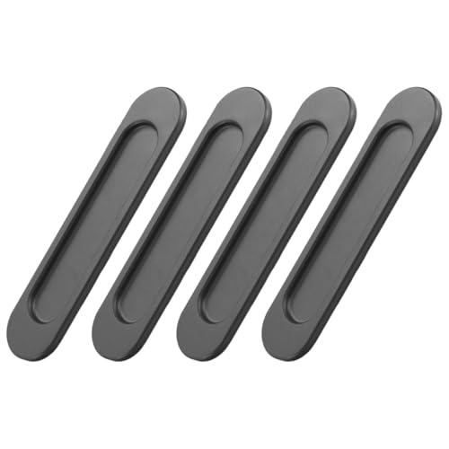 AWJUWHBJ Selbstklebende Schiebetürgriffe, moderne Aluminiumlegierung, für Schränke, Möbel, rostbeständig, 4 Stück von AWJUWHBJ
