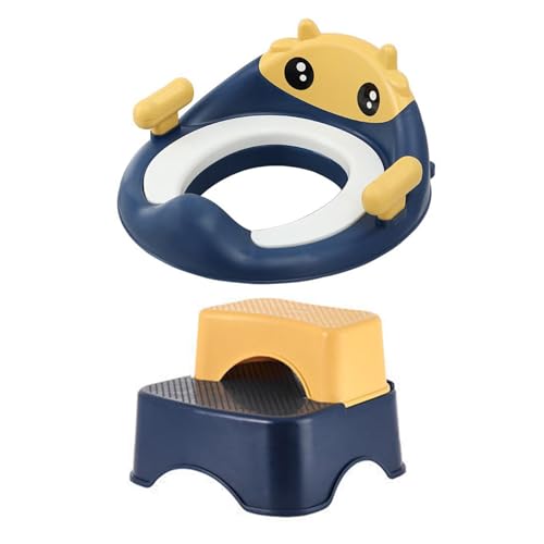 Kinder-Töpfchensitzpolster mit verstärktem Halter, sicherer Boden, abnehmbarer WC-Helfer für Kleinkinder, Winter, abnehmbarer Kinder-Toilettensitz Kinder-Töpfchensitzpolster mit verstärktem Halter, sicherer Boden, abnehmbarer WC-Helfer für Kleinkinder, Winter, abnehmbarer Kinder-Toilettensitz von AWJUWHBJ