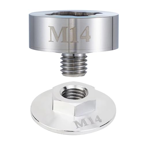 M14 Grinder Adapter Set Stahldorne mit Sicherungsmutter für X Schnellspanner Verriegelungsmechanismus Winkel Schleifer Flansch Mutter Set M14 Grinder Adapter Set Stahldorne mit Sicherungsmutter für X Schnellspanner Verriegelungsmechanismus Winkel Schleifer Flansch Mutter Set von AWJUWHBJ