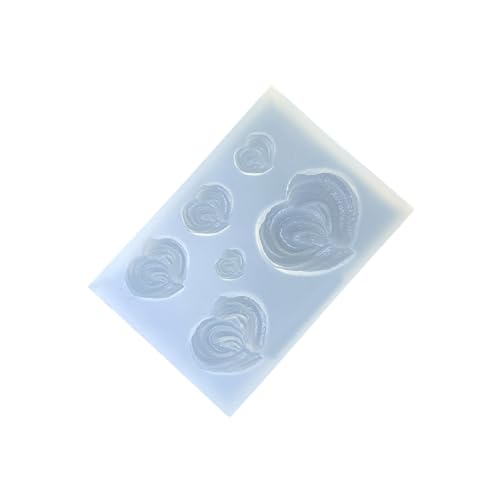 Wiederverwendbare Silikonform mit Keksmuster, für Harzkunst, Geschenkherstellung und dekorative Bastelaktivitäten, Schmuckwerkzeug, dekorative Plätzchen-Charm-Form von AWJUWHBJ