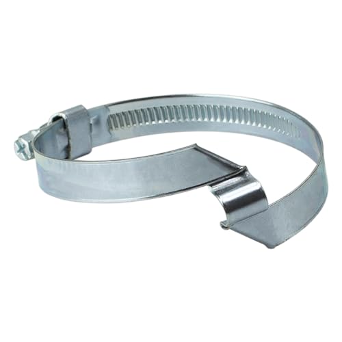 AWM Absaugschlauch PU transparent 0,4/0,6 mm Absauganlage Spiralschlauch schwer entflammbar Flexschlauch - Meterware (55-75 mm, Brückenschelle) von AWM