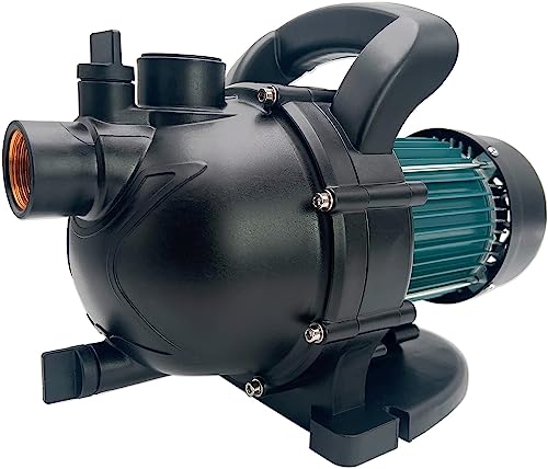 Gartenpumpe verkabelt 1000W Hauswasserwerk Kreiselpumpe Tragegriff Jetpumpe Wasserpumpe max. 5 bar (3600 l/h) AM-GARDEN-1000 von AWM