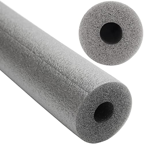 Rohrisolierung - METERWARE - (Stangenlänge 1 m) GRAU Basic Isolierschlauch Heizung Sanitär PE Isolierung Made in EU (22 x 13 mm (Rohr Ø x Isolierstärke) von AWM