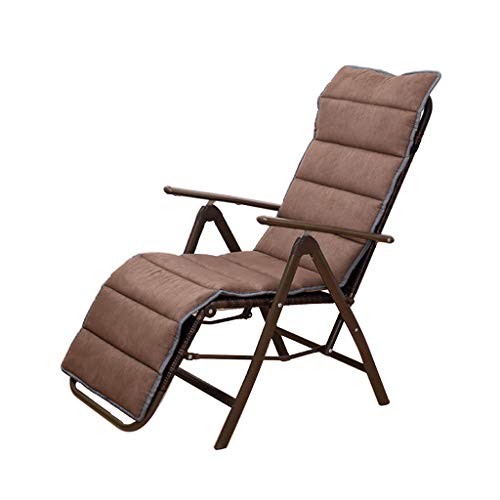 AWMCXQRA Klappbarer Liegestuhl, Klappstuhl, Zero Gravity Loungesessel, verstellbare Liegestuhl, Garten-Sonnenliegen, mit Baumwollkissen, Schaukelstuhl (Farbe: Stil 3) von AWMCXQRA