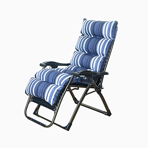 AWMCXQRA Klappbarer Liegestuhl, mit gepolsterten, verstellbaren Sonnenliegen, Zero Gravity Lazy Chair, für Outdoor-Camping und Strand, Schwimmbad, Schaukelstuhl (Farbe: Stil 1) von AWMCXQRA
