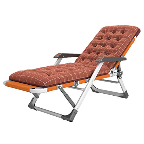 AWMCXQRA Klappbarer Liegestuhl, multifunktionaler Liegestuhl, fauler Rohrrahmen, fauler Stuhl, für Zuhause, Balkon, Sonnenstuhl, mit Massagearmlehne, Schaukelstuhl (Farbe: Stil 1) von AWMCXQRA