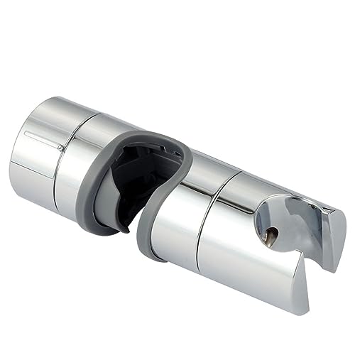 AWOCAN Verstellbarer Duschkopfhalter für Gleitschiene, Ersatz, universeller 18–25 mm Außendurchmesser, Schienenkopfhalterung (A) von AWOCAN