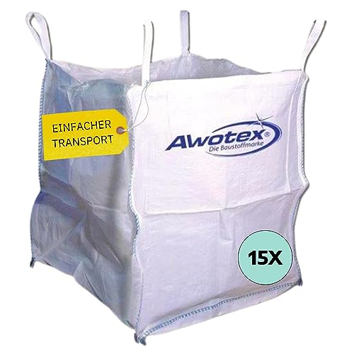 AWOTEX Steine Big Bag 90x90x90 cm unbeschichtet I 15 Stück von AWOTEX