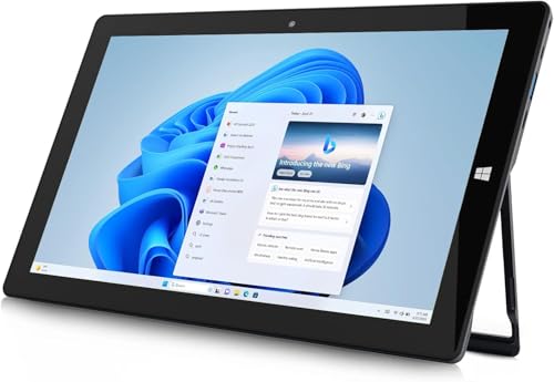 AWOW 10.1''Tablet PC Wi-10 Home, Celeron N4120, LPDDR4 6GB eMMC 128GB SSD, 2-in-1 Mini Laptop Touchscreen 2.4G+5G WiFi,Bluetooth, IPS,HDMI von AWOW