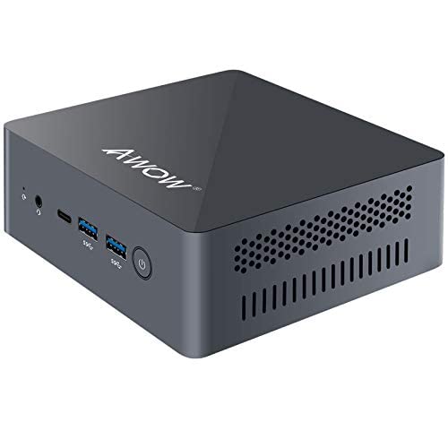 AWOW Mini PC Desktopcomputer Celeron J4115 mit 8GB DDR4/ NVMe M.2 128GB SSD 4K@60Hz, Dual HDMI, Erweiterte SSD 2 TB, 2.4G/5G Dual WiFi, Gigabit Ethernet, USB*4, BT 5.0 von AWOW