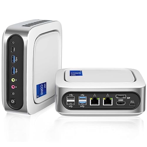 AWOW Mini PC Wi-11 Pro mit i9-11900H (8C 16T, bis zu 4.9Ghz), 16GB DDR4 512GB NVME SSD Mini Computer with WiFi 6 BT 5.2 4K Triple Display Type-C Dual 2.5G LAN (16+512GB) von AWOW
