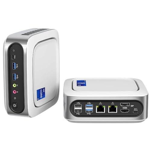 AWOW Mini PC W-11 Pro mit i9-11900H (8 C 16 T, bis zu 4.9 Ghz), 32 GB DDR4 1 T NVME SSD Mini Computer with WiFi 6 BT 5.2 4K Triple Display Type-C Dual 2.5G LAN (32+1 T) von AWOW