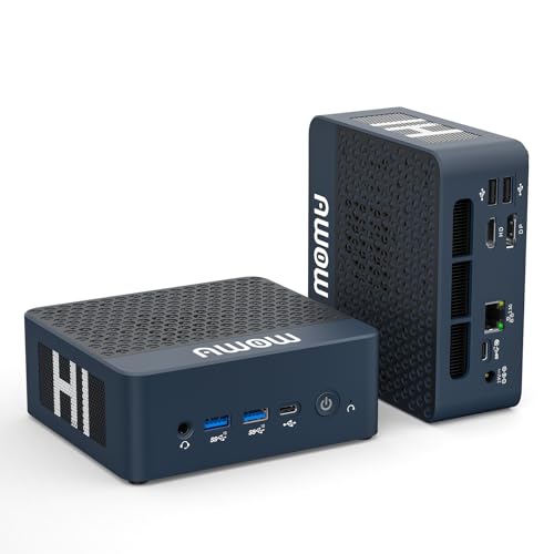 AWOW Mini PC W-11 pro Core i5-12600HX Prozessor 12 Kerne/16 Threads bis zu 4,6 GHz, Intel UHD Graphics for 12th Gen Intel, 16 GB DDR4/512 GB PCIe3.0 SSD, Mini-Desktop-Computer,Triple Screen Ausgang von AWOW