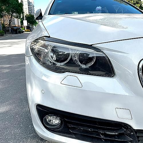 Auto Scheinwerfer Augenbrauen für BMW 5 Series F10 F11 F18 2010-2017, Scheinwerfer Augenbrauen Augenlid -Auto Scheinwerfer Augenbrauen Abdeckung, Auto-Styling-Zubehör,A-Gloss Black Auto Scheinwerfer Augenbrauen für BMW 5 Series F10 F11 F18 2010-2017, Scheinwerfer Augenbrauen Augenlid -Auto Scheinwerfer Augenbrauen Abdeckung, Auto-Styling-Zubehör,A-Gloss Black von AWPF