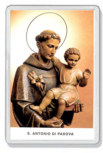 AWS Padova Souvenir Fridge Magnet aus hartem PVC-Kunststoff mit Fotobild S. Antonio Bild von AWS