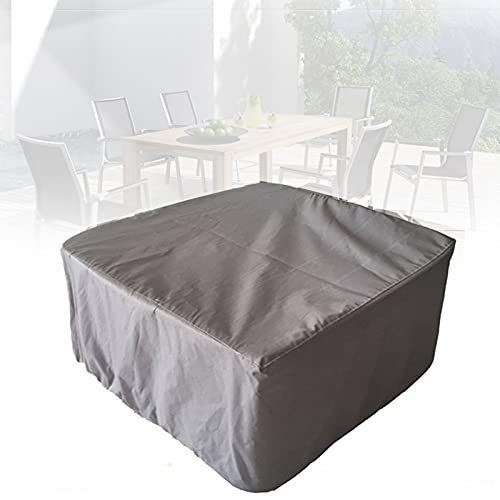 AWSAD Garten Gartenmöbel Abdeckung Rechteckig Premium Schutzhülle Abdeckplane für Gartentische Gartenstühle Und Möbelsets Wasserdicht (Color : Gray, Size : 100X100X100cm) von AWSAD