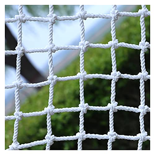 AWSAD Kindersicherheitsnetz, Treppen Spielplatz Klettern Fallschutznetz Nylon-Frachtnetz Gartendekorationsnetz Seil Dick 6Mm Color : 10cm mesh, Size : 1×2m(3×7ft) von AWSAD