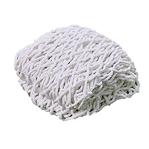 AWSAD Kindersicherheitsnetz Kletternetz Outdoor-Kletternetz für Kinder Pflanzenzaun Seilnetze Weiß Balkonschutznetz Schutznetz für Schaukelset Color : 10cm mesh, Size : 1×1m(3.3×3.3ft) von AWSAD