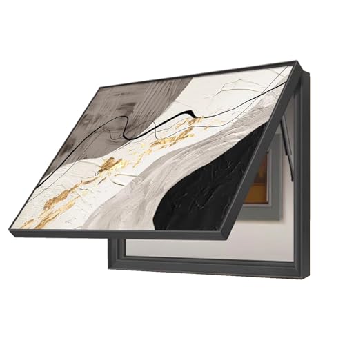 Elektrische Box Abdeckung Sicherungskasten Abdeckung Schrank Verteilerkasten Flip Elektrische Panel Malerei Verstecken Gemälde Dekoration(A,60x80cm) von AWSAD