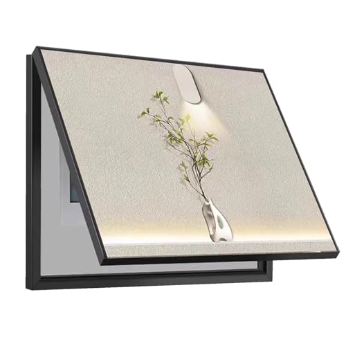 Elektrische Box Abdeckung Verteilerkasten Flip Sicherungskasten Abdeckung Schrank Elektrische Panel Malerei Verstecken Gemälde Dekoration(E,70x50cm) von AWSAD