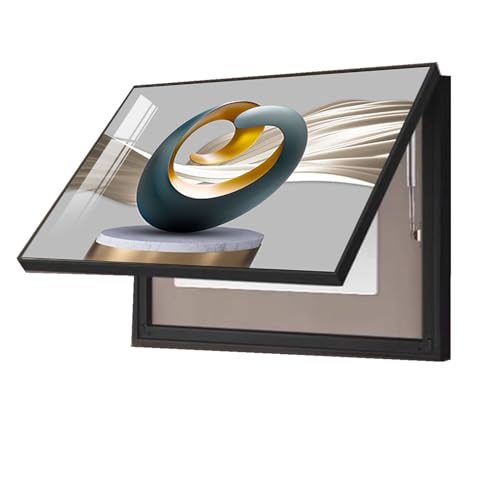 Elektrische Panel Malerei Verstecken Gemälde Dekoration mit Hydraulischer Halterung Restaurant Elektrischer Verteilerkasten Dekorative Box(C,60x50cm) von AWSAD