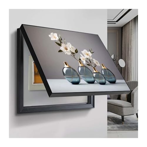 Elektrischer Verteilerkasten Dekorativer Kasten Ausblenden Malerei Sicherungskasten Abdeckung Schrank Elektrisches Panel Kreative Dekorations(B,60x50cm) von AWSAD