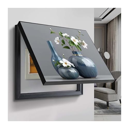 Elektrischer Verteilerkasten Dekorativer Kasten Ausblenden Malerei Sicherungskasten Abdeckung Schrank Elektrisches Panel Kreative Dekorations(C,70x60cm) von AWSAD