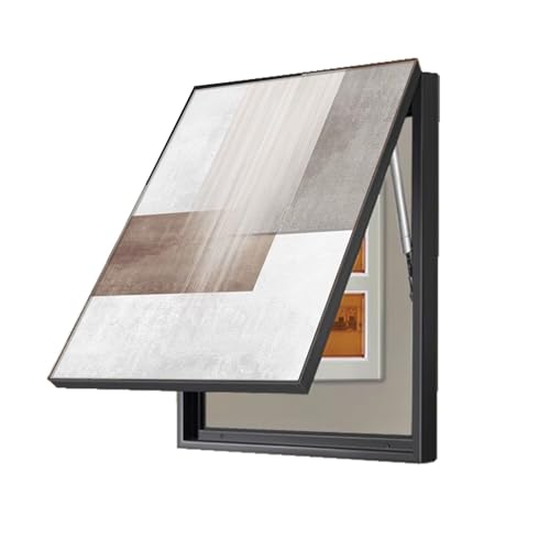 Elektrischer Verteilerkasten Dekorativer Wandbild Zähler Abdeckung Versteckter Stromkasten Dekor mit hydraulischer Stütze for Home Room(D,60x80cm) von AWSAD