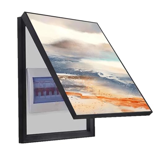 Innen Stromzähler Abdeckung Kreative Abnehmbare Zählerkastenabdeckung Elektrische Schalttafel Dekoration Box Cover Distribution Box Wohnungsdekor(A,50x60cm) von AWSAD