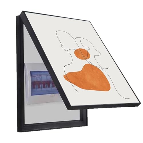Sicherungskasten Abdeckung Elektrische Schalttafel Verstecken Gemälde Vertikaler Abschnitt Restaurant Elektrischer Verteilerkasten Dekorative Box(A,35x45cm) von AWSAD