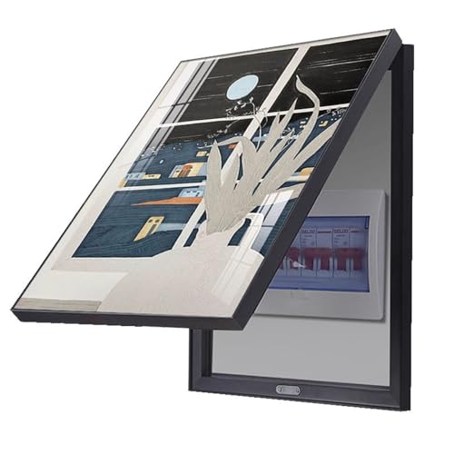 Sicherungskasten Abdeckung Schrank, Verteilerkasten Dekorativer Ausblenden Gemälde Vertikaler Abschnitt Elektrisches Panel Dekorations(C,50x70cm) von AWSAD