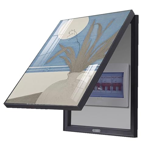 Sicherungskasten Abdeckung Schrank, Verteilerkasten Dekorativer Ausblenden Gemälde Vertikaler Abschnitt Elektrisches Panel Dekorations(D,30x40cm) von AWSAD