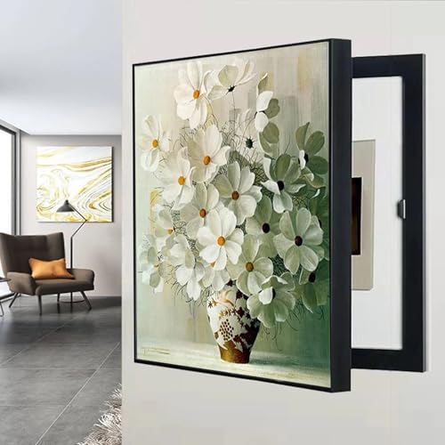 Sicherungskasten Abdeckung Schrank Poster Dekoratives Wandbild Zähler-Abdeckung Versteckter Stromkasten Dekor, for Home Room(E,50X70CM(19.6x27.5in)) von AWSAD