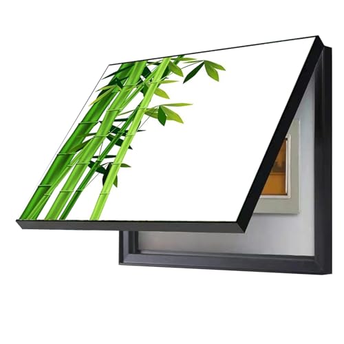 Sicherungskasten Abdeckung Schrank Stromverteiler Elektrischer Zähler Dekorative Verteilerkastens Gemälde Ausblenden Wandkunst Dekor(A,50x40cm) von AWSAD
