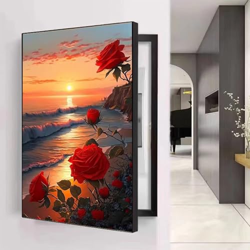 Stromzähler Box Dekoration, Verstecken Gemälde Abdeckung Zählerkastenabdeckung Stromkasten Abdeckung Moderne Stromzähler Dekorative Malerei(C,60x70cm) von AWSAD