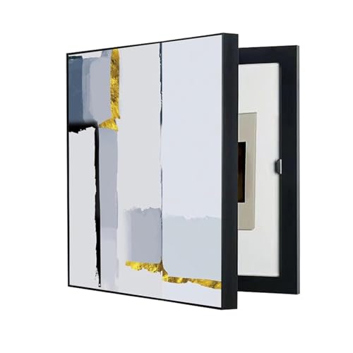 Stromzählerkasten Dekorative Abdeckung Modern Electric Box Counters Cover Wand Dekorative Abdeckung Elektrokasten Thekenabdeckung Verteilerkasten(A,40X60CM/15.7x23.6in) von AWSAD