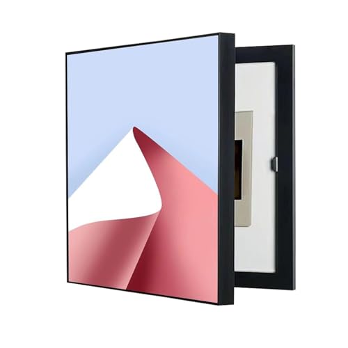 Stromzählerkasten Dekorative Abdeckung Modern Electric Box Counters Cover Wand Dekorative Abdeckung Elektrokasten Thekenabdeckung Verteilerkasten(B,45X55CM/17.7x21.6in) von AWSAD