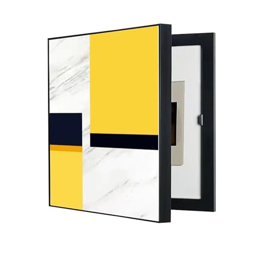 Stromzählerkasten Dekorative Abdeckung Modern Electric Box Counters Cover Wand Dekorative Abdeckung Elektrokasten Thekenabdeckung Verteilerkasten(C,35X45CM/13.7x17.7in) von AWSAD