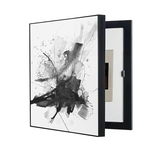 Stromzählerkasten Dekorative Abdeckung Modern Electric Box Counters Cover Wand Dekorative Abdeckung Elektrokasten Thekenabdeckung Verteilerkasten(D,40X60CM/15.7x23.6in) von AWSAD
