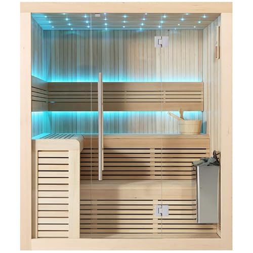 AWT Sauna E1112C Hemlock/180x150/9kW TheWall von AWT AQART WATER TECHNOLOGY