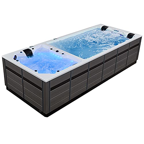 AWT Swim-SPA Innovation 590 Dual weiß/590x235/grau von AWT AQART WATER TECHNOLOGY