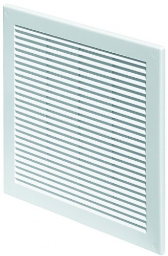 Lüftungsgitter 15 x 20 cm Abschlussgitter Insektenschutz 150 x 200 mm weiß Gitter Lüftung TRU 28 von AWT