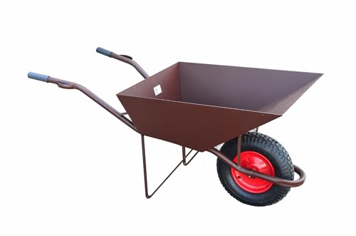 AW TACZKA BUDOWLANA 85L/2,0mm BRĄZ+OSŁONA KOŁA /GŁĘBOKA von AWTOOLS