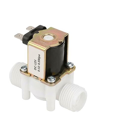1/2" 3/4" Außengewinde Magnetventil AC 220V DC 12V 24V Wasserregelventil Controller Schalter Normalerweise geschlossen, normalerweise offen(220V-NORMALLY OPEN,0.5 Inch) von AWWVRLMM