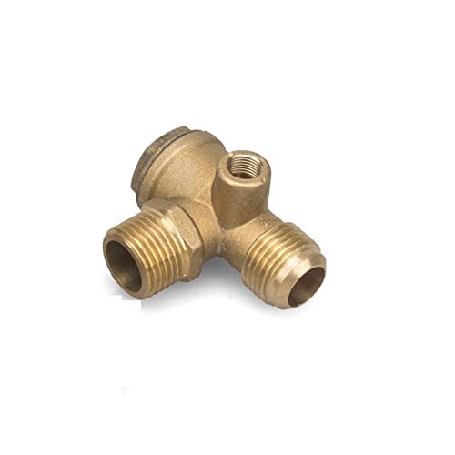 1 Stück 3-Wege-Rückschlagventil, Messing, Innen-/Außengewinde, Rückschlagventil, Anschlusswerkzeug for Luftkompressor, hohe Härte(20x10x20mm Male) von AWWVRLMM