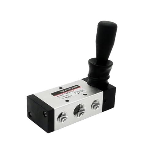 4H210-08 4H310-10 4H410-15 2 Positionen, 5 Anschlüsse, manuelles Luftventil, pneumatisches Steuerventil, 5/2-Wege-Handhebel-Steuerventil(Only Valve,4H210-08) von AWWVRLMM