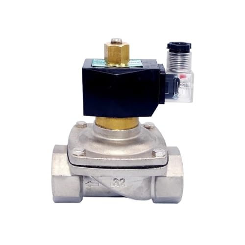 AWWVRLMM 1,5 Zoll normalerweise offenes Magnetventil DN40 220 V 12 V 24 V Edelstahl 304 EPDM-Dichtung for die Wasseraufbereitung in der Landwirtschaft(Bsp-ac240v) von AWWVRLMM