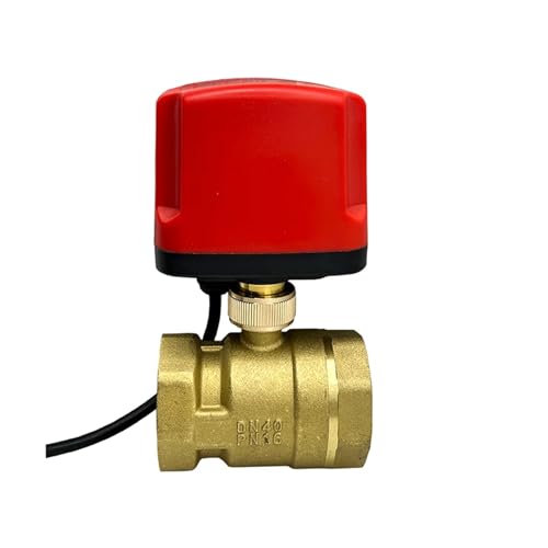AWWVRLMM 1-1/2" Messing 2-Wege-Kugel 12 V 24 V Modulation Motorisiert for zentrale Klimaanlage Kühlen Wärme Wasser(24VDC-CR03) von AWWVRLMM